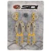 Sidi SRS Replacement Traction Pads For Spider Shoes (Grey/Yellow) (38-40) 2 Sidi SRS Replacement Traction Pads For Spider Shoes (Grey/Yellow) (38-40) -Sidi Cycling Shop 10929000384