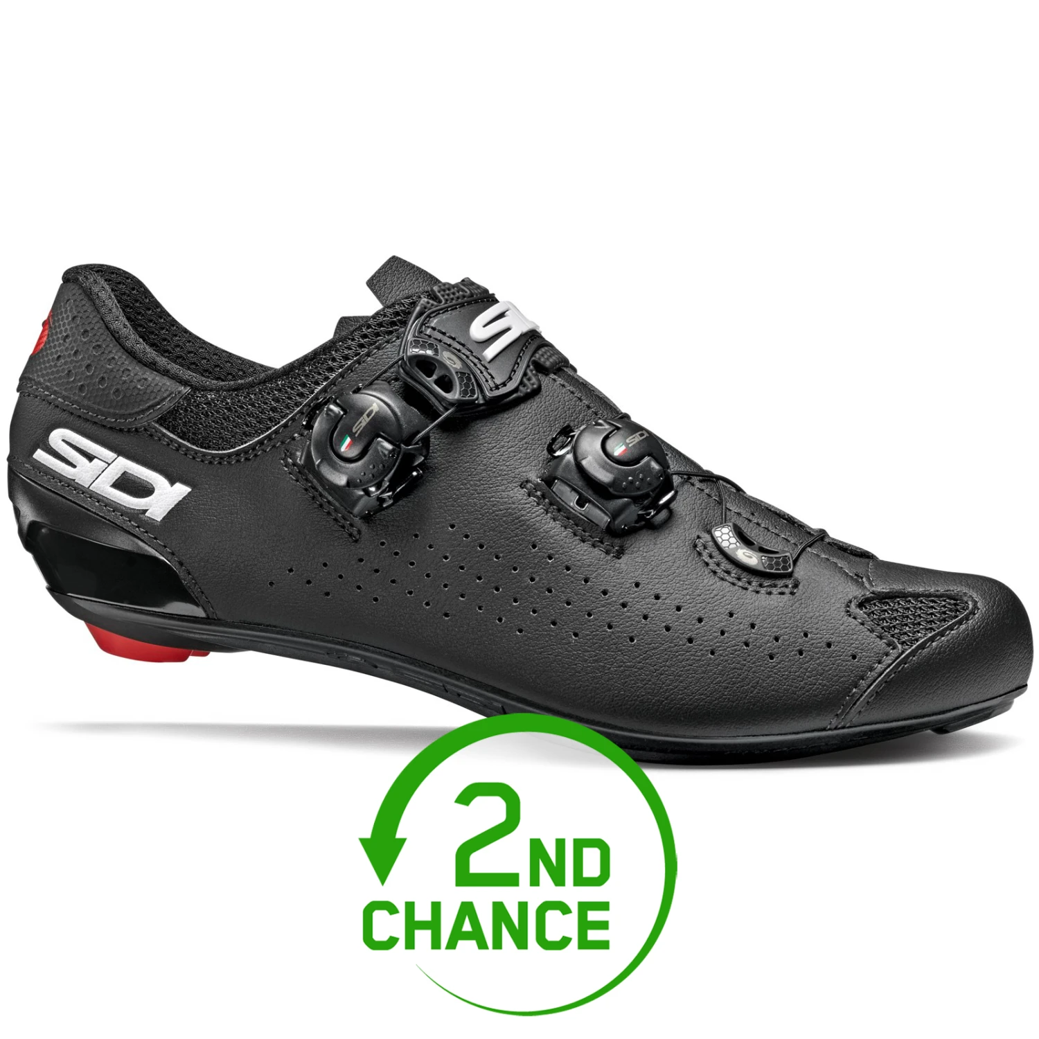 Sidi Genius 10 Road Shoes - black/black - 2nd Choice Sidi Genius 10 Road Shoes - Black/black - 2nd Choice -Sidi Cycling Shop 340580 00 d 721410 1567914