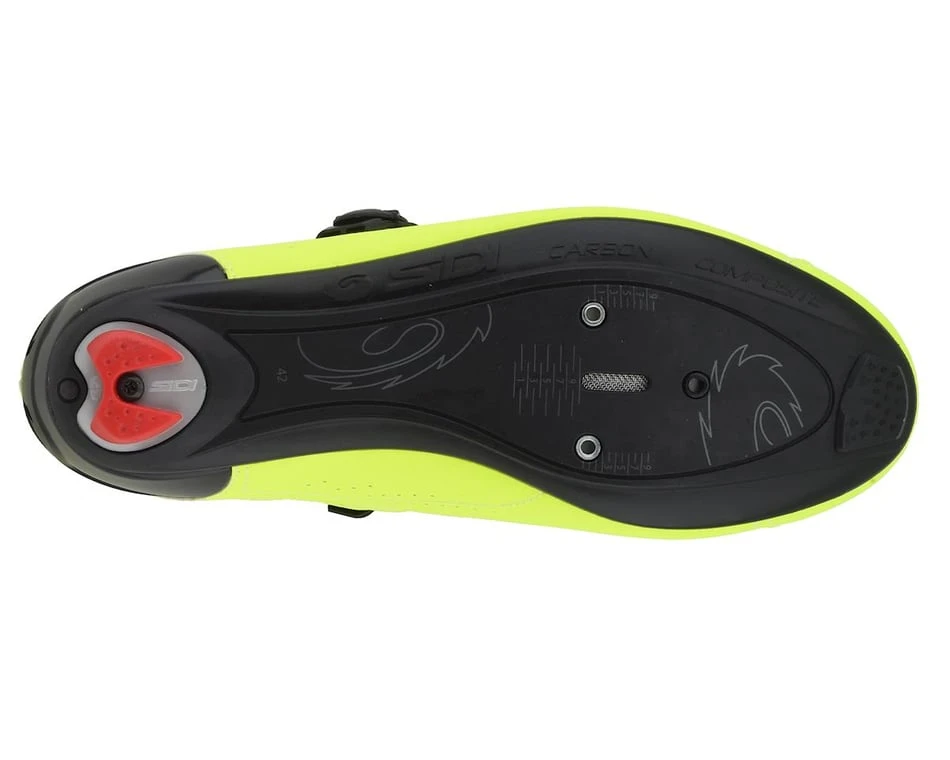 Sidi Genius 10 Road Shoes (Black/Flo Yellow) (42) Sidi Genius 10 Road Shoes (Black/Flo Yellow) (42) -Sidi Cycling Shop srs gnx bkfy 420 1