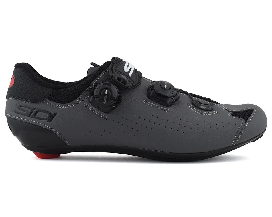 Sidi Genius 10 Road Shoes (Black/Grey) (42) Sidi Genius 10 Road Shoes (Black/Grey) (42) -Sidi Cycling Shop srs gnx bkgy 420