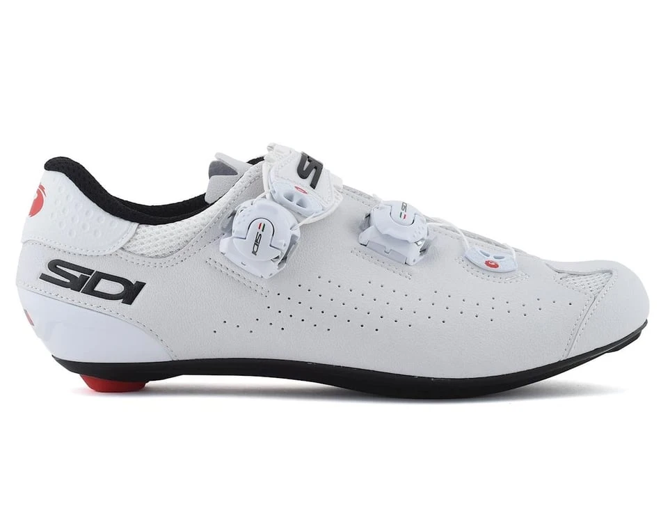 Sidi Genius 10 Road Shoes (White/White) (42) Sidi Genius 10 Road Shoes (White/White) (42) -Sidi Cycling Shop srs gnx whwh 420